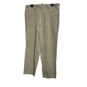 Tommy Bahama Pants Men’s Beige Brown Size 34 Silk Cotton Flowy Resortwear Travel